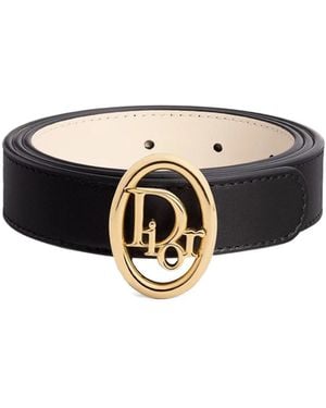 Dior Reversible Oblique Belt - White