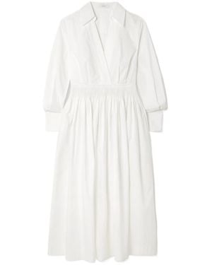 JOSEPH Kathe Midi Dress - White