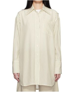 Co. Striped Shirt - White