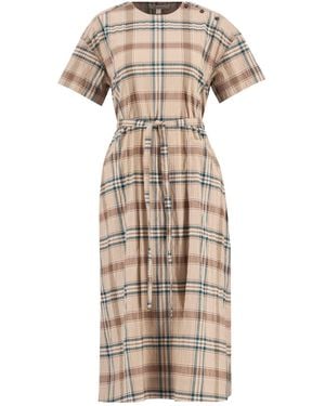 Barbour Gwen Midi Dress - Natural
