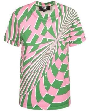 Stella McCartney Graphic Print Crewneck T-Shirt - Green