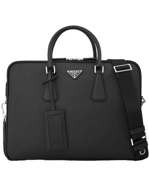 Prada Simple Crossbody Bag - Black