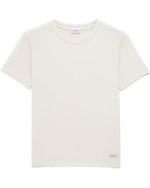 Saint Laurent Logo Patch Crewneck T-Shirt - White