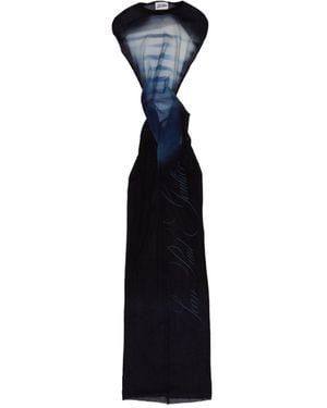 Jean Paul Gaultier The Le Open-Backed Dress - Blue