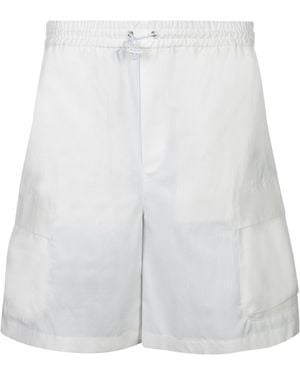 Gucci Web Detailed Cargo Shorts - White