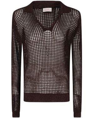MC2 Saint Barth Mesh Top - Brown