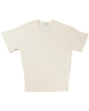 Lemaire Short-Sleeved Scoop-Neck T-Shirt - White