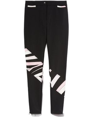 PUCCI Iride-Print Trousers - Black
