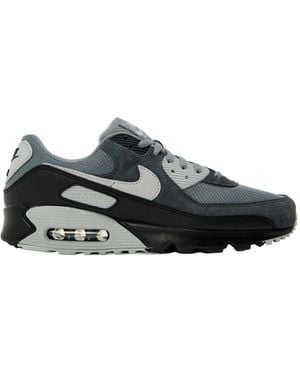 Nike Patchwork Air-Cushioned Sports Shoes - Black