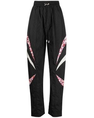 Isabel Marant Dexton Patchwork Trousers - Black