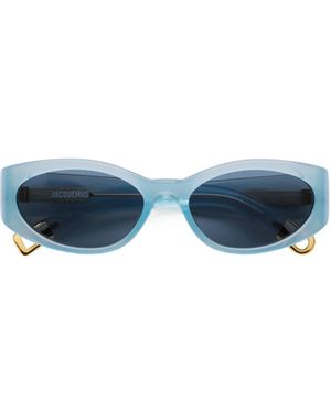 Jacquemus Oval Frame Sunglasses - Blue