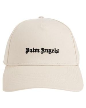 Palm Angels Logo Hat - Natural