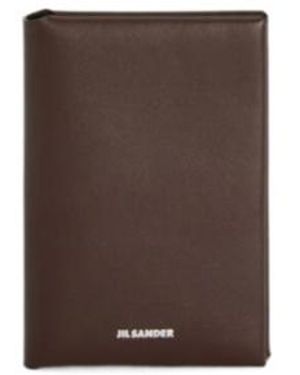 Jil Sander Folded Passport Holder - Brown