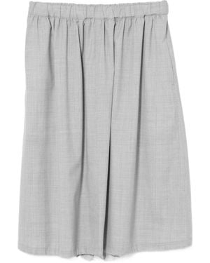 Comme des Garçons Elastic Waist Midi Skirt - Grey