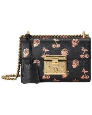 Gucci Small Padlock Shoulder Bag - Black