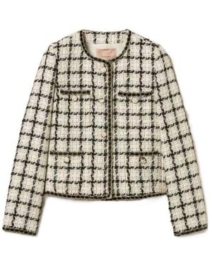 Twinset Checked Bouclé Jacket - Multicolor