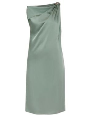 Lanvin Arpège Boat-Neck Dress - Green