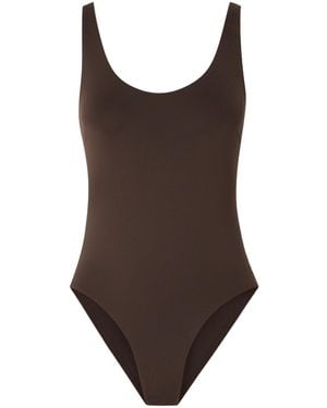 St. Agni Recycled One-Piece Swimsuit - Brown