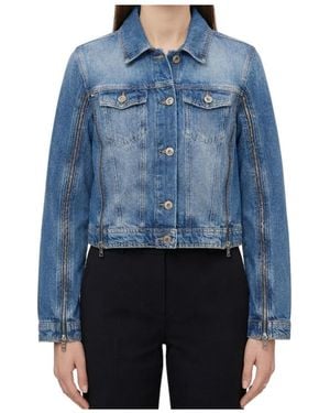Liu Jo Long-Sleeve Denim Jacket - Blue