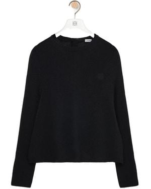 Loewe Rear Buttoned Jumper - Black