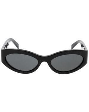 Celine Logo Sunglasses - White