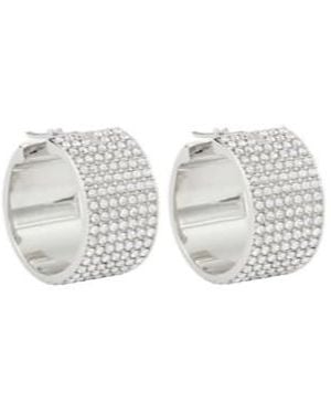 AMINA MUADDI Rih Small Earrings - White