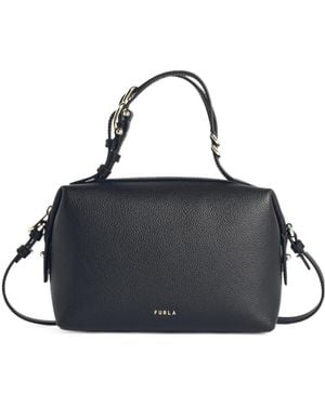 Furla Logo Handbag - Black