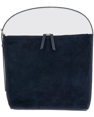 A.P.C. Vera Zipped Shoulder Bag - Blue