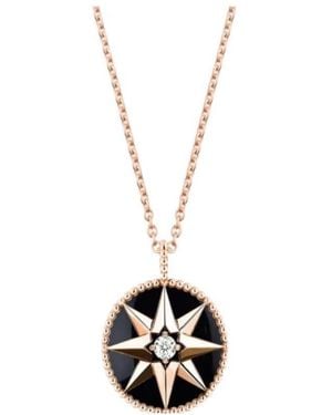 Dior Medium Rose Des Vents Medallion - White