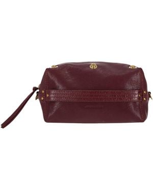 Jérôme Dreyfuss Lucky Case Studs Clutch Bag - Purple