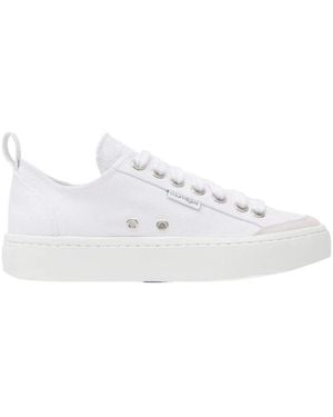 Courreges Canvas 01 Lace-Up Trainers - White