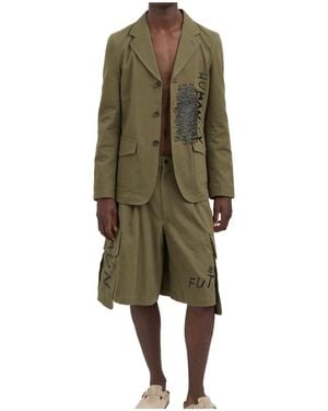Comme des Garçons Printed Jacket - Green