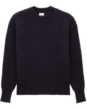 Saint Laurent Oversized Chunky Knit Jumper - Blue