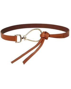 Twinset Knot-Detail Belt - Brown