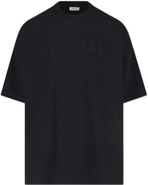 Fear Of God T-Shirt Logo - Black