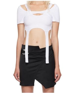 HELIOT EMIL Hail Harness Short-Sleeve T-Shirt - White