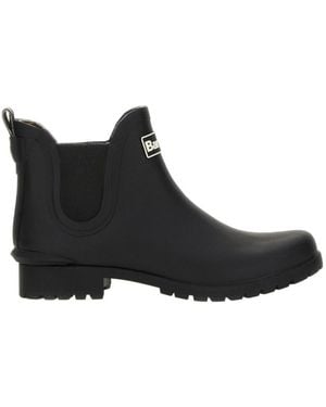 Barbour Round-Toe Ankle Boots - Black