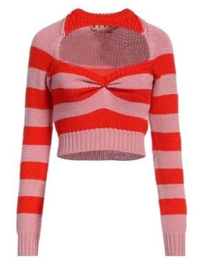 Marni Striped Sweater - Red