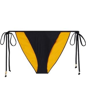 JW Anderson Beaded-Tie Bikini Bottoms - Yellow