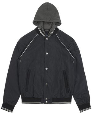 Armani Jeans Hooded Casual Jacket - Black
