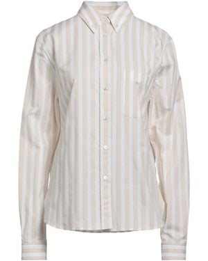 Saint Laurent Striped Long-Sleeve Shirt - White