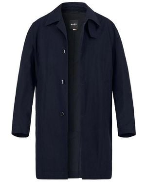 BOSS Long-Sleeved Coat - Blue