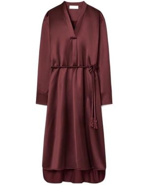 Tory Burch Belted Shirtdress - Red