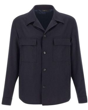 Briglia 1949 Long-Sleeve Button-Up Jacket - Blue