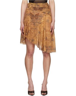 MISBHV Goa Mesh Midi Skirt - Natural
