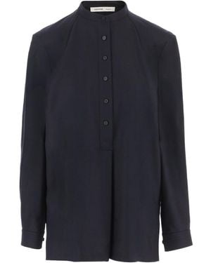 Carven Long-Sleeved Cover-Up - Blue