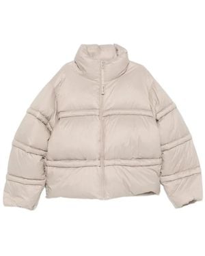 Axel Arigato High-Neck Padded Jacket - Natural