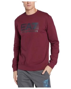 EA7 Round-Necked Jumper - Red