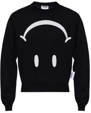 Moschino Long Sleeve Sweater - Blue