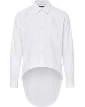 Comme des Garçons High-Low Hem Shirt - White